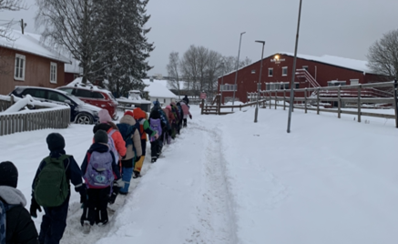 Foto: Marianne Vognild Grønset På tur til Deichman.