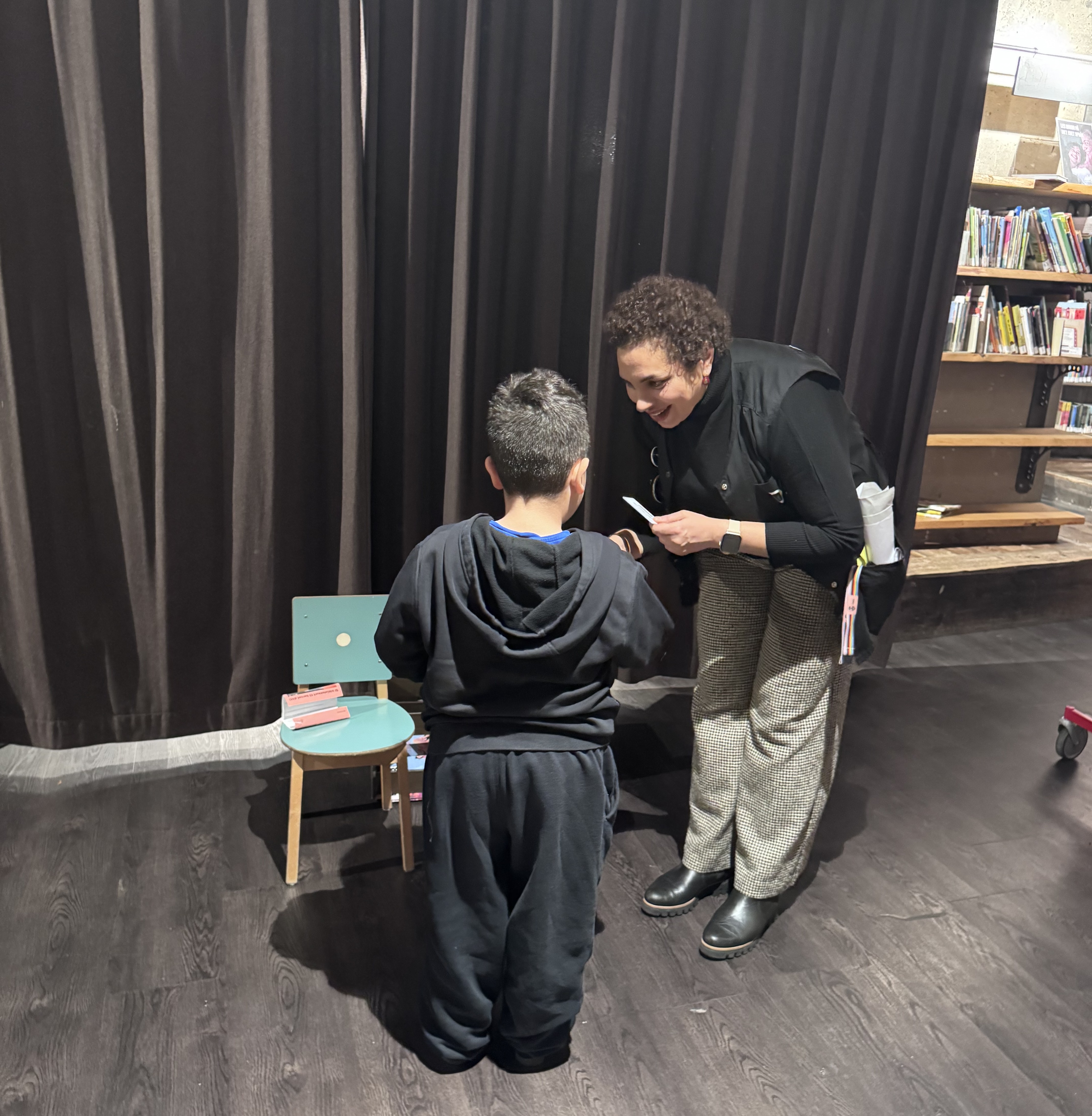 Elevene fikk utdelt lånekort.