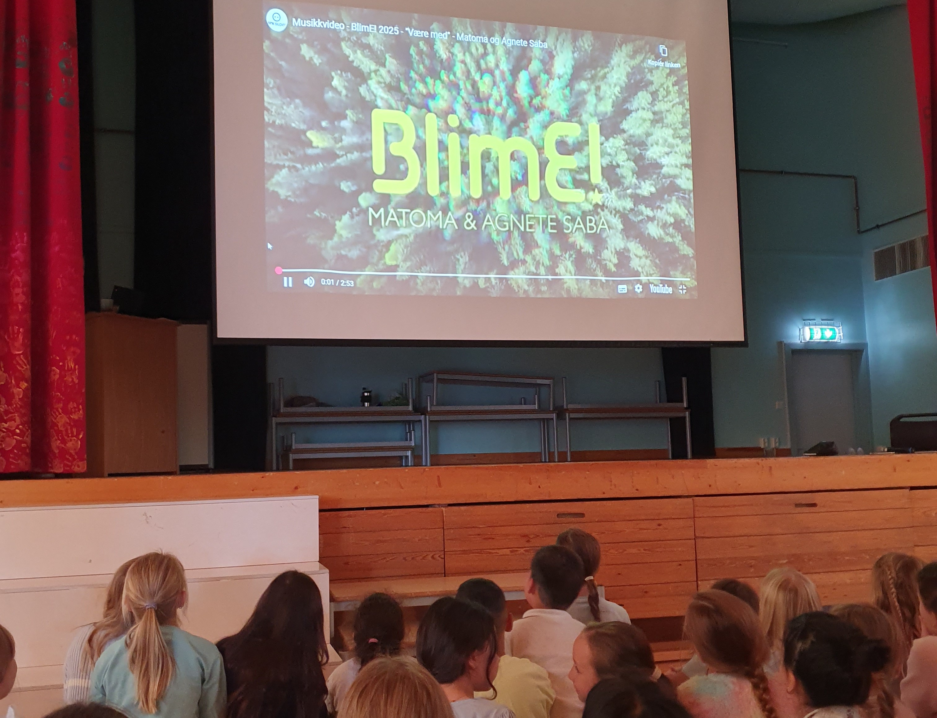 Stovnerpremiere på årets Blime!-sang.